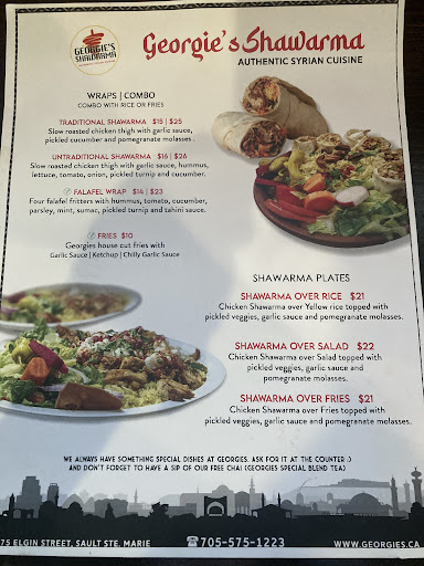Photo of Georgies Shawarma - 75 Elgin St, Sault Ste. Marie, ON P6A 1Z2